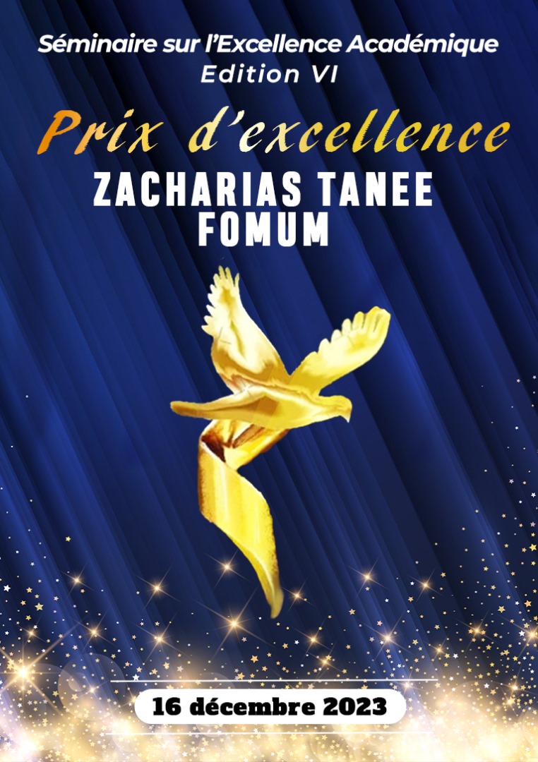 Prix d'excellence Zacharias Tanee Fomum