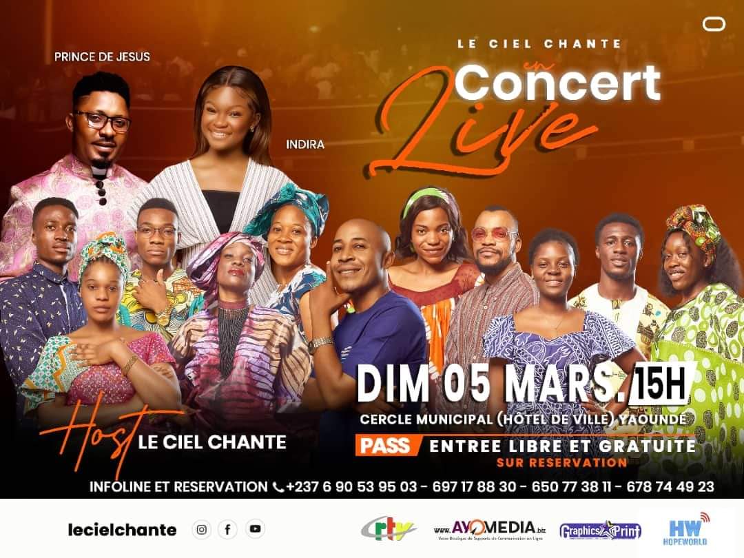 Le ciel chante en concert live