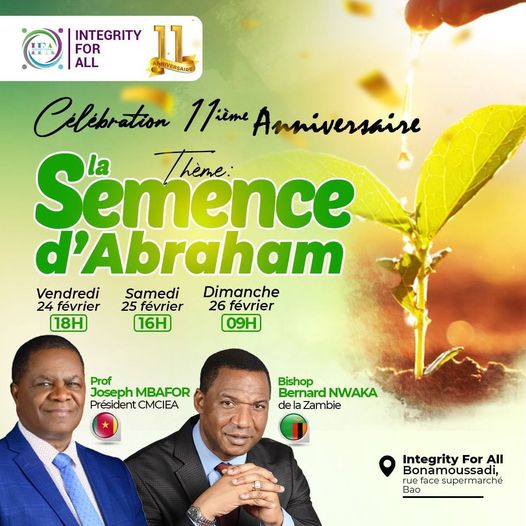 Integrity For All f&ecirc;te son 11e anniversaire