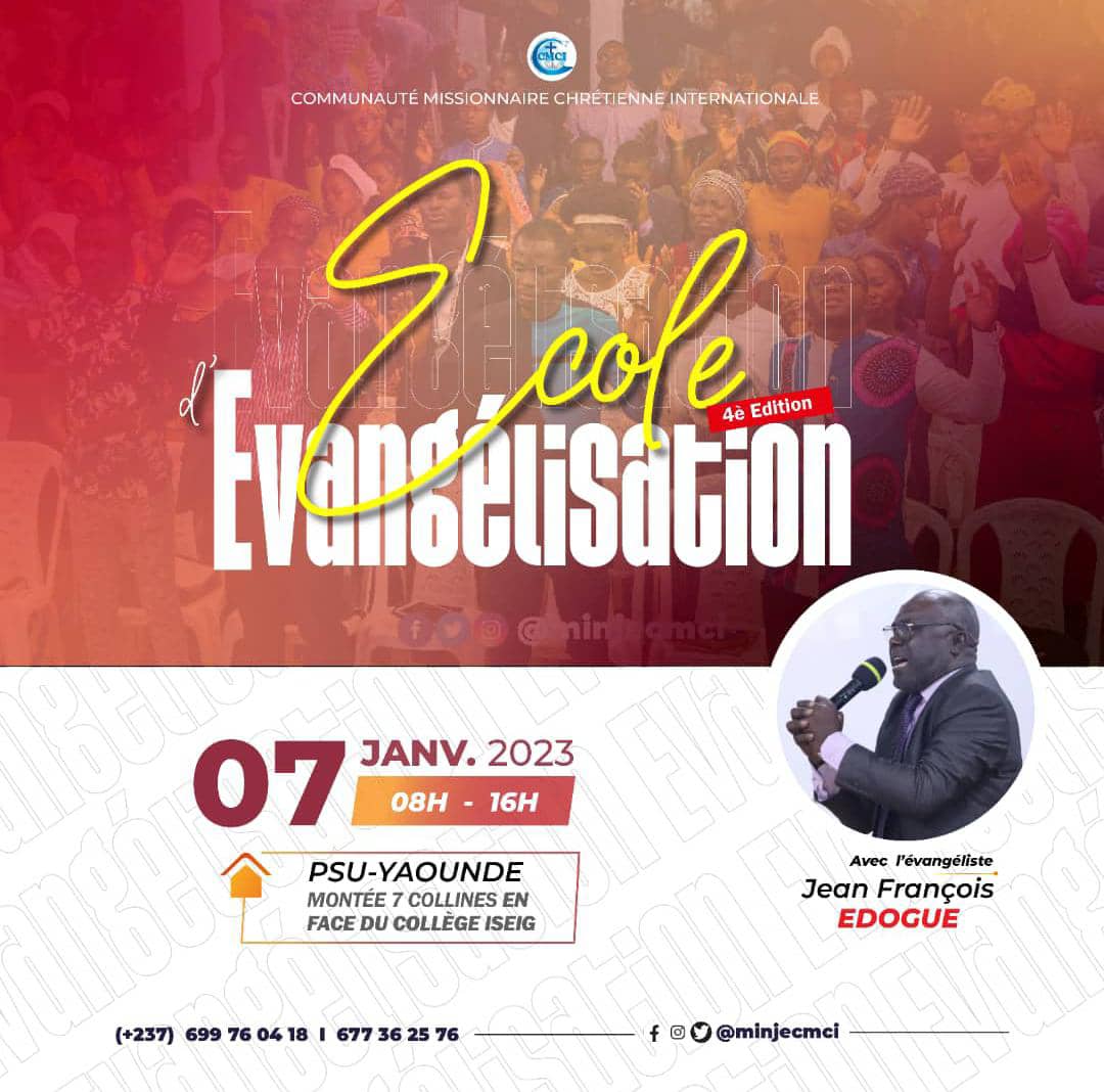 Session spécial de l'école d'évangélisation - Yaoundé