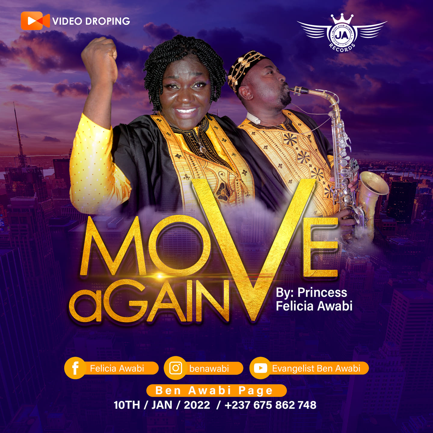 Move again by Princess Felicia Awabi coming soon
