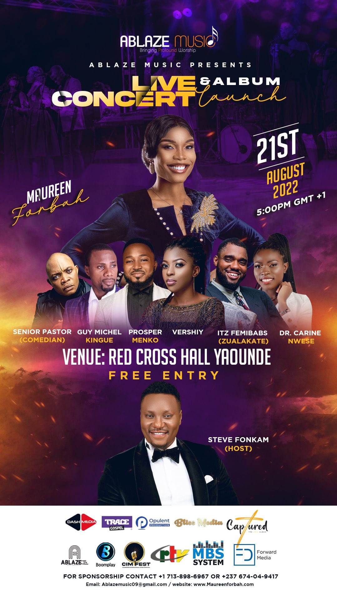 Maureen Forbah live concert and album launch