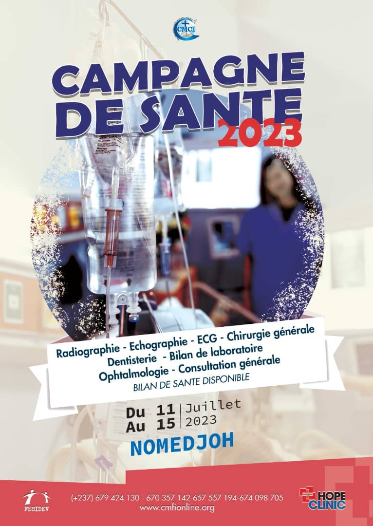 CMCI : Campagne de santé 2023 &agrave; Nomedjoh
