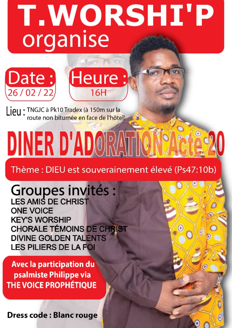 Diner d'Adoration acte 20 avec la T.Worshi'p