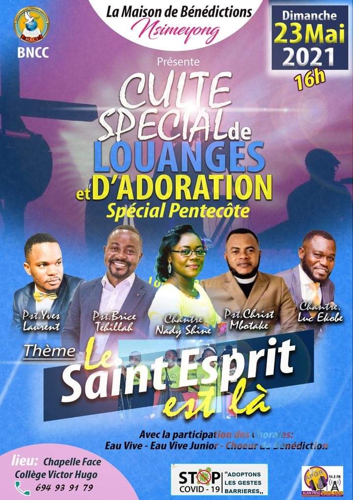 Special service of praise and worship, special Pentecost