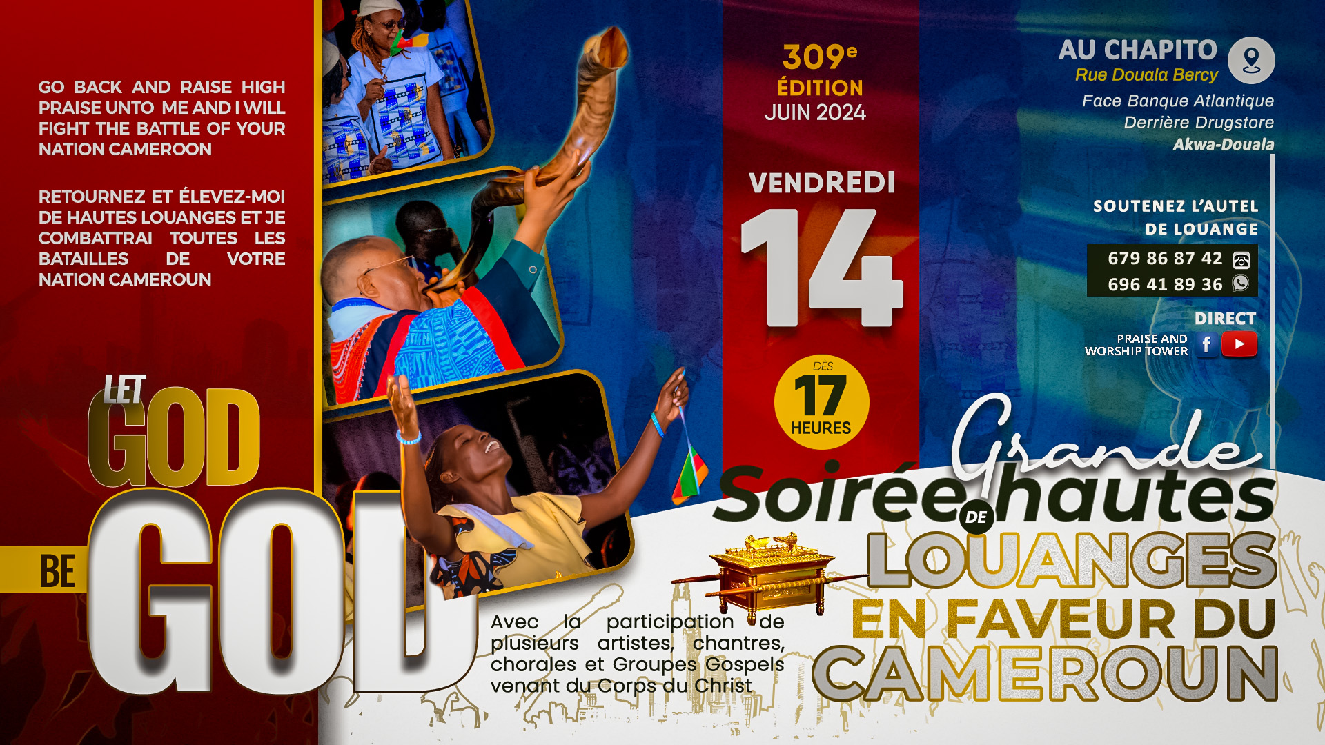 309e édition des soirées de hautes louanges en faveur du Cameroun